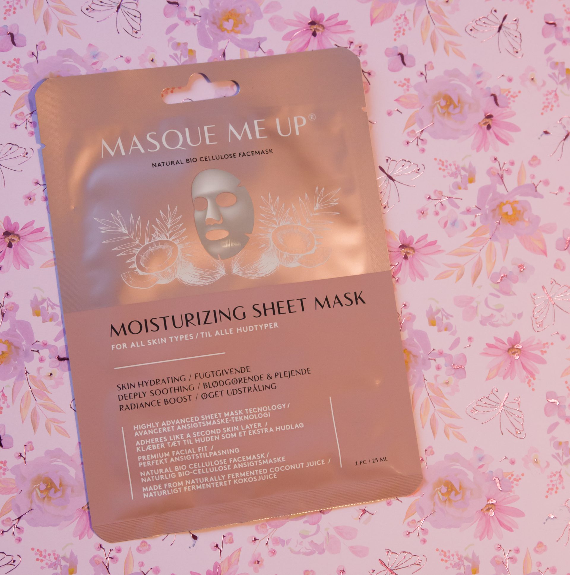 Masque me up Sheet mask unboxing Goodiebox oktober