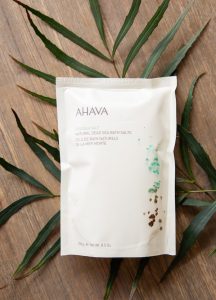 Ahava Natural Dead Sea Bath Salt box april 2019