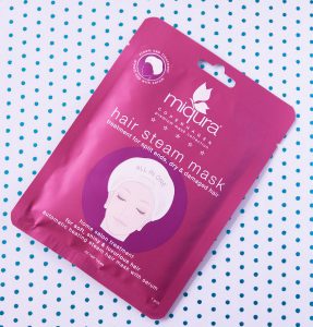 Miqura Hair steam mask box april 2019