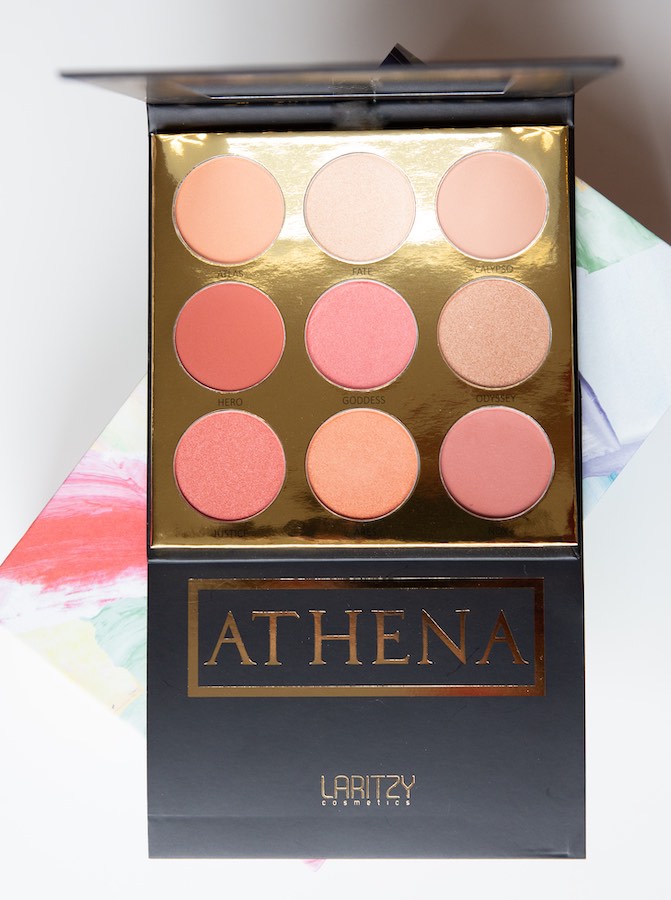 Laritzy Cosmetics Althena oogschaduw collection juli 2019